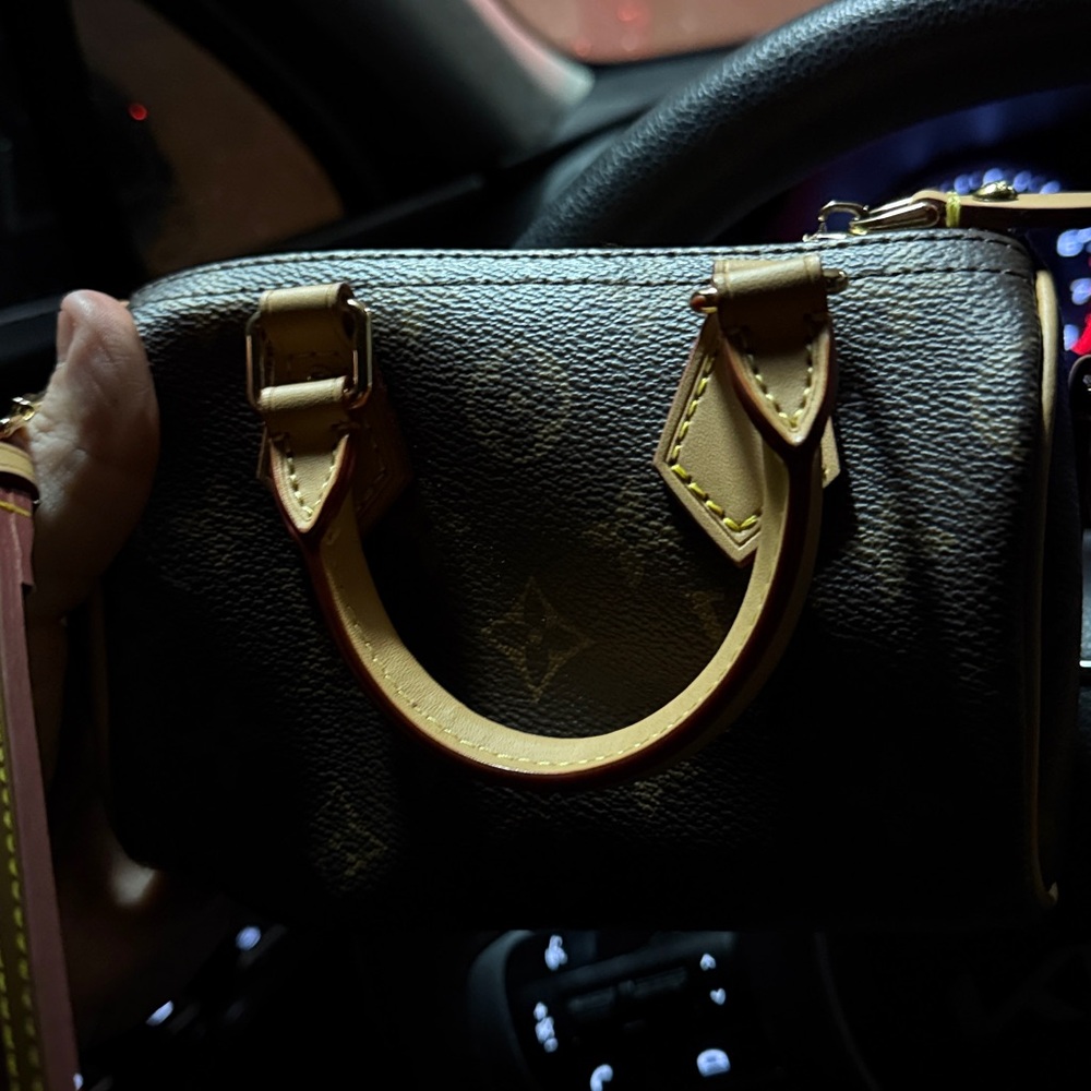 Brown nano bag